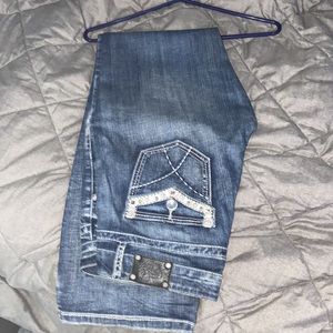 Wired heart bootcut jeans. Size 33